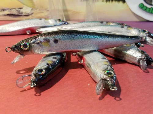 Custom wrapped 95mm jerkbaits - wrapped,